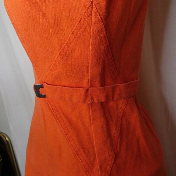 Julia Jordan Sleeveless Stud Mini Dress Orange Tangerine - Picture 8 of 14